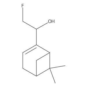 1-{6,6-Dimethylbicyclo[3.1.1]hept-2-en-2-yl}-2-fluoroethan-1-ol结构式