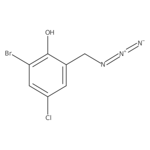 2-(Azidomethyl)-6-bromo-4-chlorophenol Structure