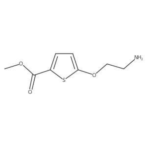 Methyl 5-(2-aminoethoxy)thiophene-2-carboxylate Structure