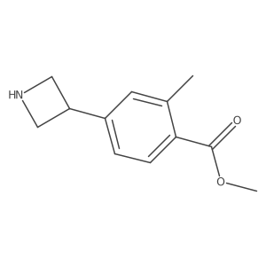 Methyl 4-(azetidin-3-yl)-2-methylbenzoate Structure