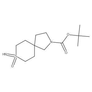 Tert-butyl 8-imino-8-oxo-8lambda6-thia-2-azaspiro[4.5]decane-2-carboxylate Structure