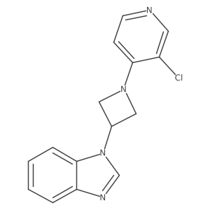 1-[1-(3-chloropyridin-4-yl)azetidin-3-yl]-1H-1,3-benzodiazole结构式