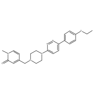 4-({4-[6-(4-Ethoxyphenyl)pyridazin-3-yl]piperazin-1-yl}methyl)-1-methyl-1,2-dihydropyridin-2-one结构式