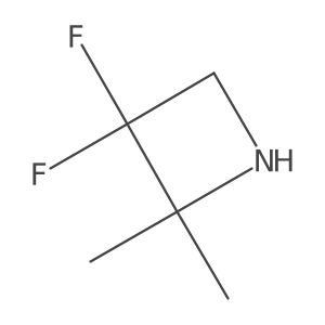 3,3-Difluoro-2,2-dimethylazetidine Structure