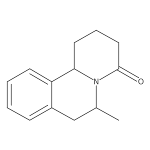 1,2,3,6,7,11b-Hexahydro-6-methyl-4H-benzo[a]quinolizin-4-one结构式