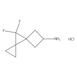 8,8-Difluorodispiro[2.0.34.13]octan-6-amine;hydrochloride结构式
