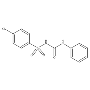 4-Chloro-N-(phenylcarbamoyl)benzenesulfonamide结构式