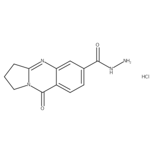 9-Oxo-2,3-dihydro-1H-pyrrolo[2,1-b]quinazoline-6-carbohydrazide;hydrochloride结构式