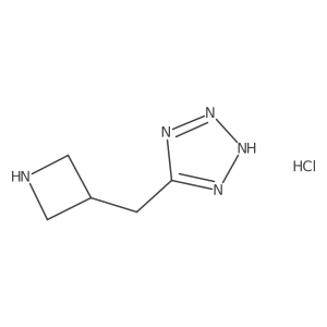 5-[(azetidin-3-yl)methyl]-1H-1,2,3,4-tetrazole hydrochloride结构式