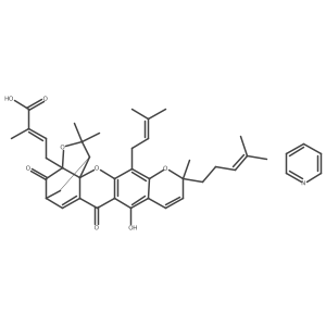 Pyridinium gambogate结构式