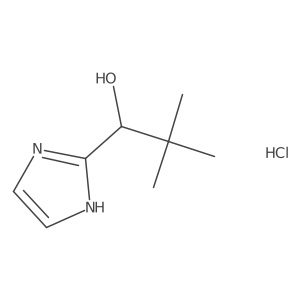 1-(1H-imidazol-2-yl)-2,2-dimethylpropan-1-ol hydrochloride结构式