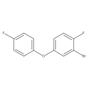 2-Bromo-1-fluoro-4-(4-fluorophenoxy)benzene Structure