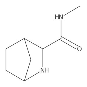 (1R,3S,4S)-N-methyl-2-azabicyclo[2.2.1]heptane-3-carboxamide结构式