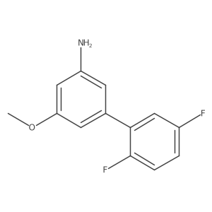 2',5'-Difluoro-5-methoxy-[1,1'-biphenyl]-3-amine Structure