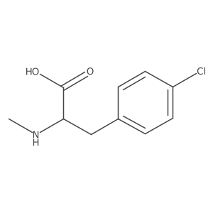 N-Methyl-4-chloro-L-phenylalanine结构式