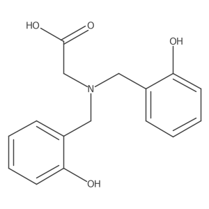 N,N-Bis[(2-hydroxyphenyl)methyl]glycine结构式