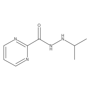2-Pyrimidinecarboxylic acid, 2-(1-methylethyl)hydrazide结构式