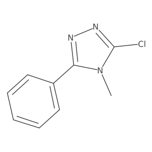 3-chloro-4-methyl-5-phenyl-4H-1,2,4-triazole Structure