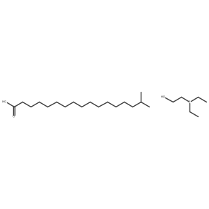 2-(Diethylamino)ethanol;16-methylheptadecanoic acid Structure