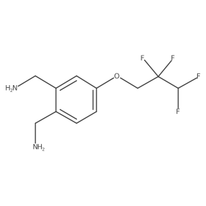 4-(2,2,3,3-Tetrafluoropropoxy)-1,2-benzenedimethanamine结构式