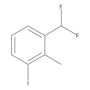 Benzene, 1-(difluoromethyl)-3-iodo-2-methyl-结构式