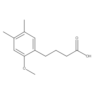4-(2-Methoxy-4,5-dimethylphenyl)butanoic acid Structure