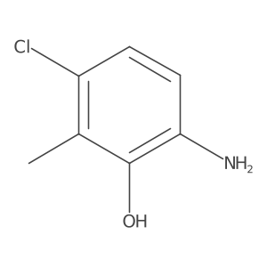 6-Amino-3-chloro-2-methylphenol Structure