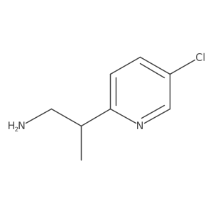 2-(5-Chloropyridin-2-yl)propan-1-amine结构式