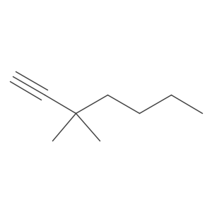 3,3-Dimethylhept-1-yne结构式