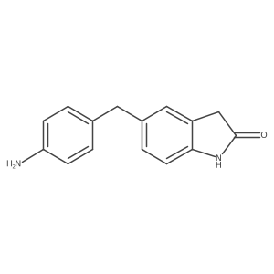 5-(4-Amino-benzyl)-1,3-dihydro-indol-2-one Structure