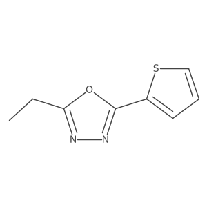 2-Ethyl-5-(thiophen-2-YL)-1,3,4-oxadiazole Structure