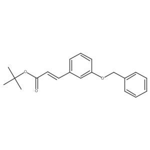 tert-butyl (2E)-3-[3-(benzyloxy)phenyl]prop-2-enoate Structure