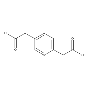 2-[5-(Carboxymethyl)pyridin-2-yl]acetic acid结构式