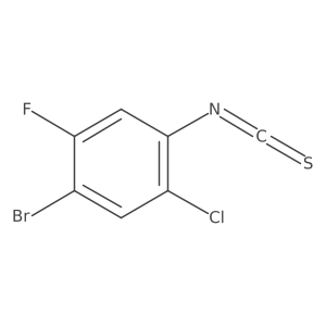 4-Bromo-2-chloro-5-fluorophenyl isothiocyanate结构式