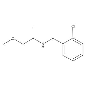 [(2-Chlorophenyl)methyl](1-methoxypropan-2-yl)amine结构式