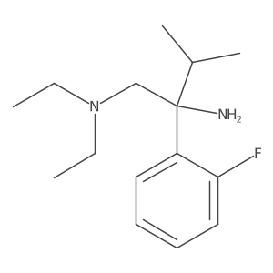 N1,N1-Diethyl-2-(2-fluorophenyl)-3-methyl-1,2-butanediamine结构式