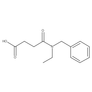 4-(Benzyl(ethyl)amino)-4-oxobutanoic acid结构式