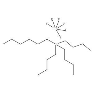 Tributyl(hexyl)phosphonium hexafluorophosphate(V) Structure