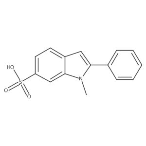 1-Methyl-2-phenyl-1H-indole-6-sulfonic acid Structure
