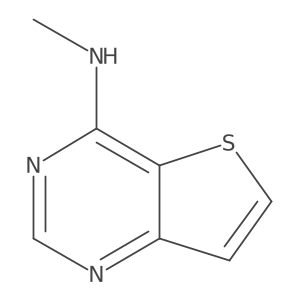 N-methylthieno[3,2-d]pyrimidin-4-amine结构式