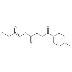 (1E)-2-chloro-N'-{[4-(4-methylpiperidin-1-yl)-4-oxobutanoyl]oxy}ethanimidamide Structure