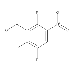 2,5,6-Trifluoro-3-nitrobenzyl alcohol Structure