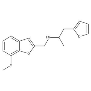 N-[2-(2-Furanyl)-1-methylethyl]-7-methoxy-2-benzofuranmethanamine结构式