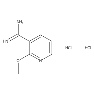 2-Methoxynicotinimidamidedihydrochloride结构式