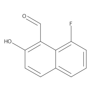 8-Fluoro-2-hydroxy-1-naphthaldehyde结构式