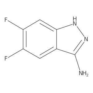 5,6-Difluoro-1H-indazol-3-amine Structure