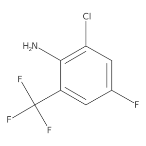 2-Chloro-4-fluoro-6-(trifluoromethyl)aniline Structure