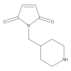 1-(Piperidin-4-ylmethyl)-1h-pyrrole-2,5-dione Structure