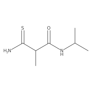 3-Amino-2-methyl-N-(1-methylethyl)-3-thioxopropanamide Structure