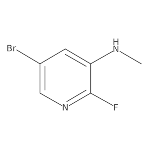 5-bromo-2-fluoro-N-methylpyridin-3-amine Structure